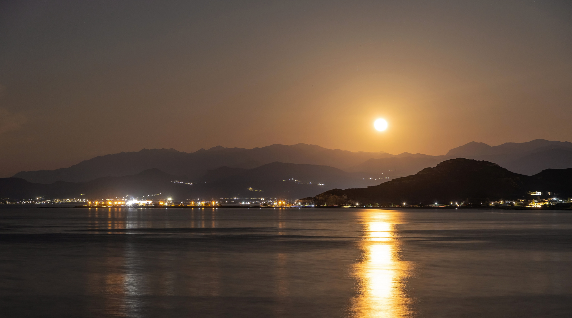 Vollmondnacht über Kreta