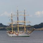 Vollschiff DANMARK vor Anker
