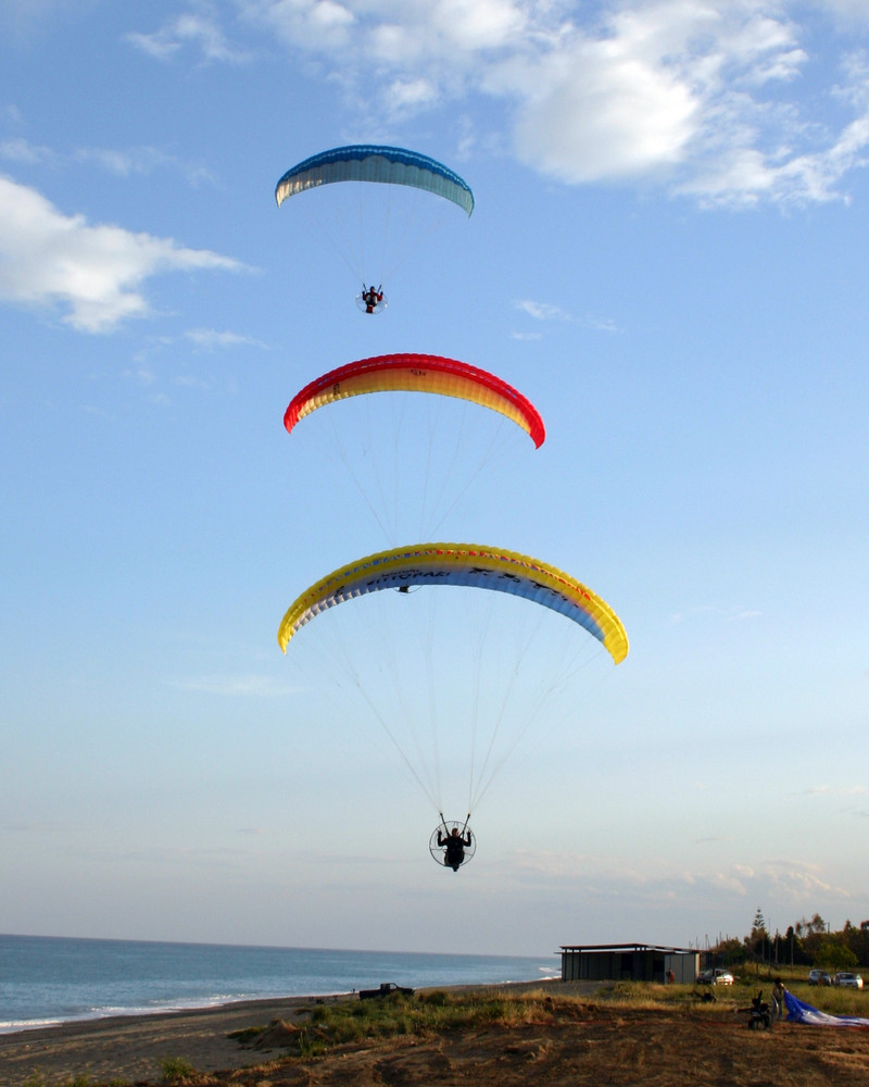 Volo di deltaplani