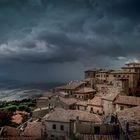 Volterra Toskana Gewitterstimmung 