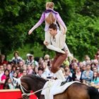 Voltigieren Pfingstturnier 2015 Wiesbaden - Gera Grün, Justin Van Gerven