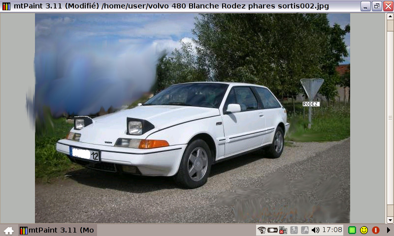 volvo 480 blanche