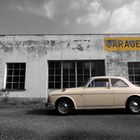 Volvo Amazon meets French deserted filling station