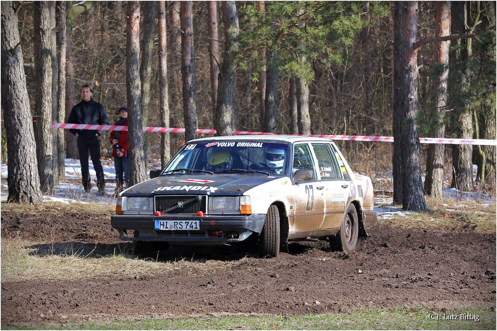 Volvo in winterlichem Umfeld