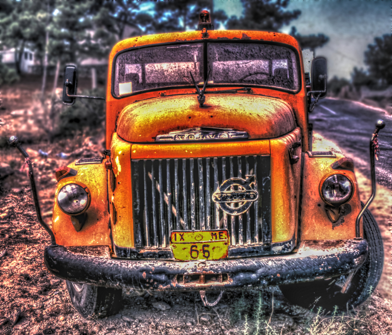 [ volvo truck at ikaria ]