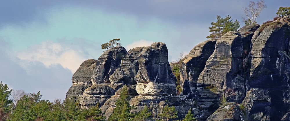 Vom 20.03. 2021 eine weitere stimmungsvolle Sicht auf den Gamrig.....