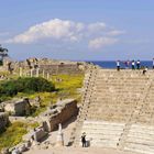 Vom Amphitheater blickt man auf den Golf von Famagusta