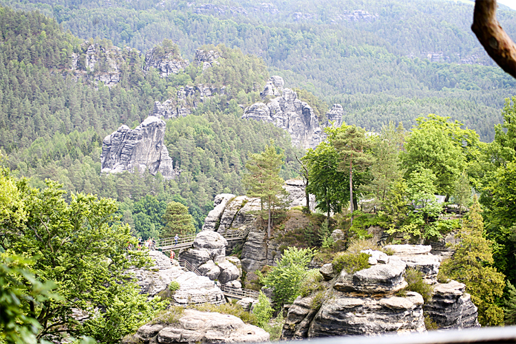 Vom Ausflug in die Bastei...