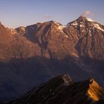 Vom Aussichtspunkt der Edelweißspitze...