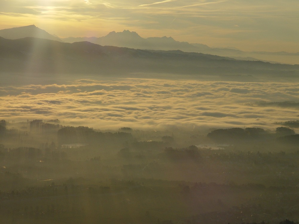 vom Bachtel zum Rigi und Pilatus