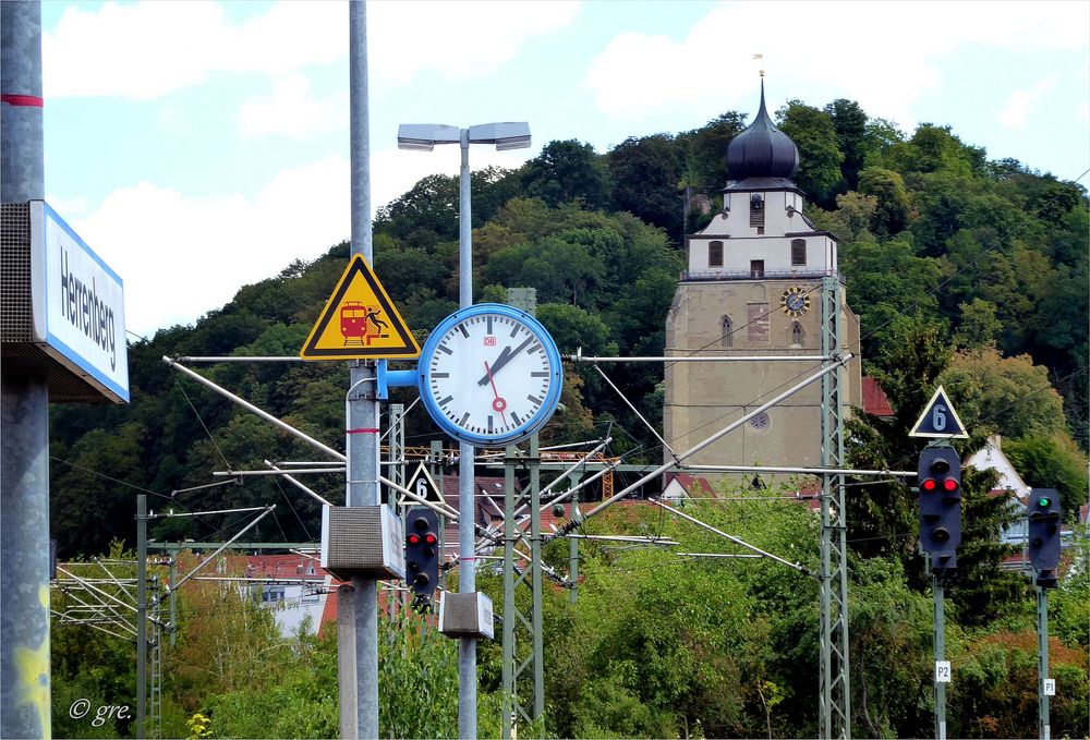 Vom Bahnsteig