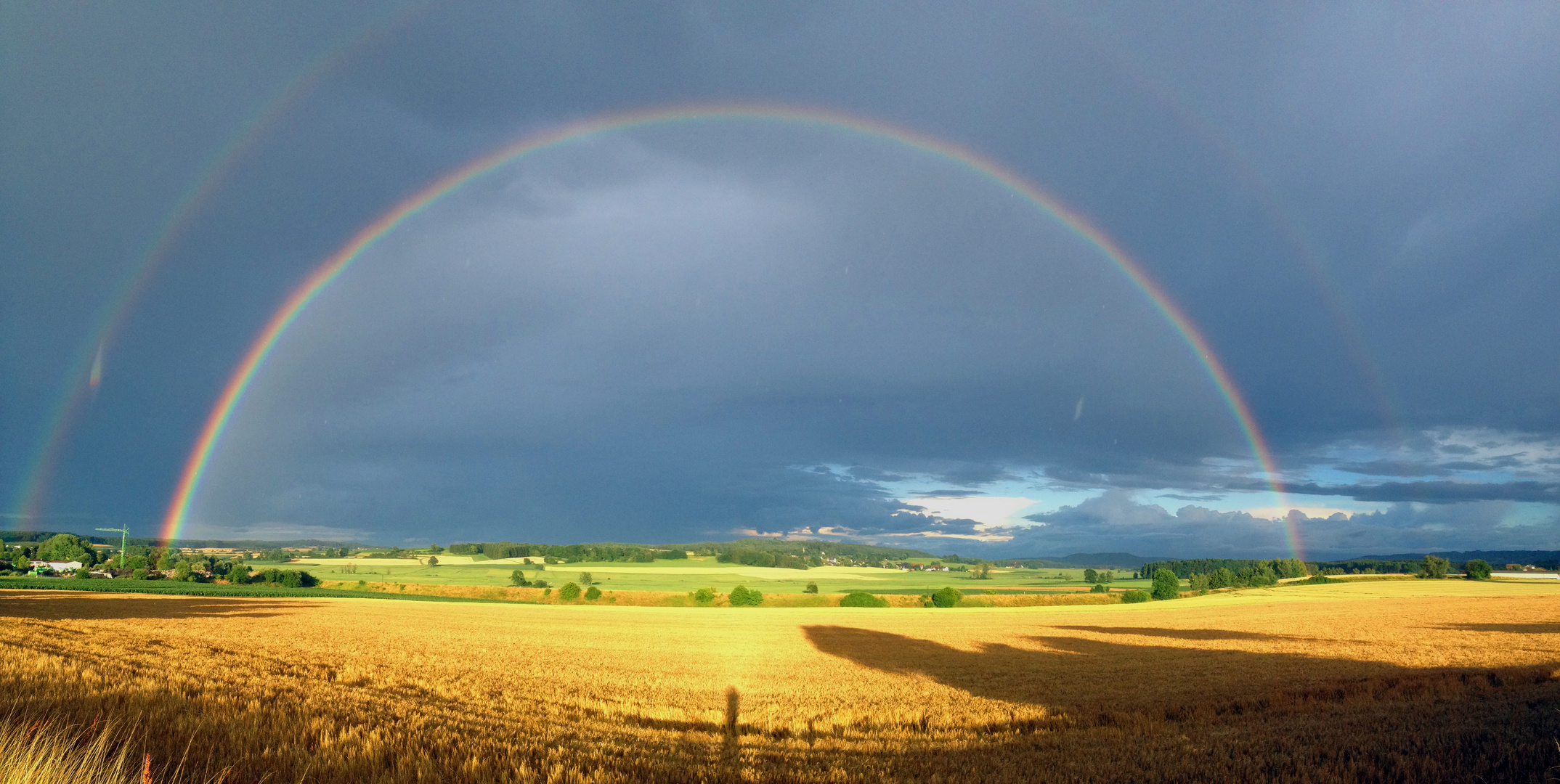 Vom Beginn zum ende des Regenbogens