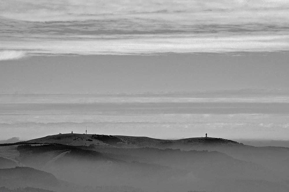 Vom Belchen hinüber zum Feldberg