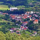 Vom Berg Ostry im Böhmischen Mittelgebirge ist dieser Blick auf Milesov entstanden...