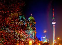 vom Berliner Dom rüber zum Fernsehturm