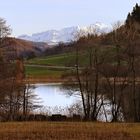 vom Bichelsee der Blick zum Alpstein