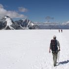 Vom Cevedale Richtung Casati Hütte