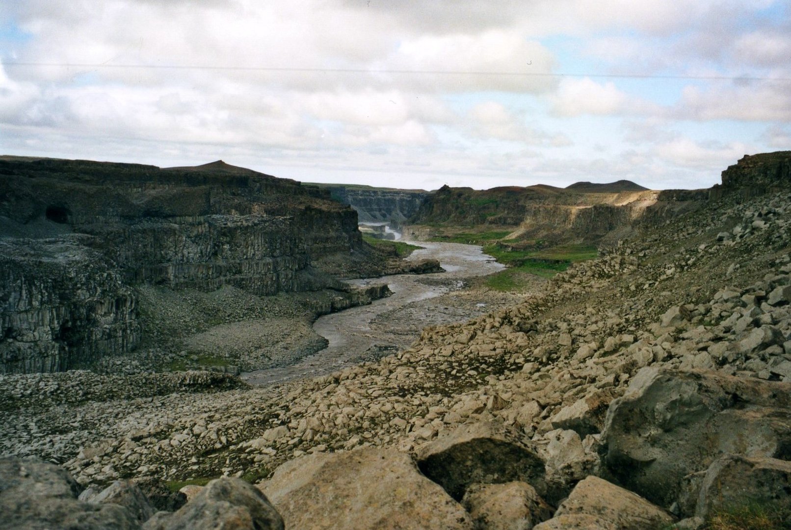 Vom Dettifoss in andere Richtung geblickt