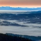 Vom Dreisessel im Bayerischen Wald über das Donautal bis zur Alpenkette