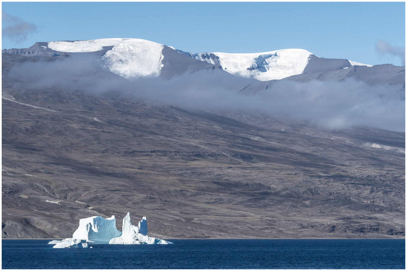 vom Eqip Gletscher Richtung  Uummannaq / Grönland