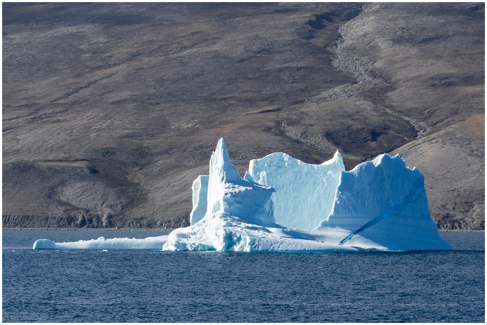 vom Eqip Gletscher Richtung  Uummannaq / Grönland