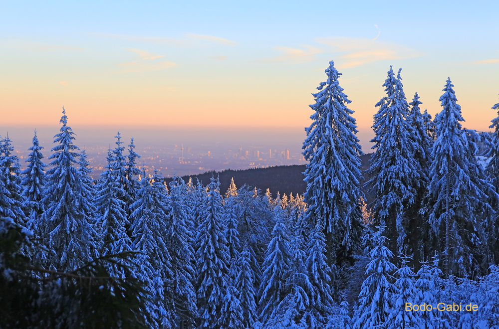 Vom Feldberg nach Frankfurt