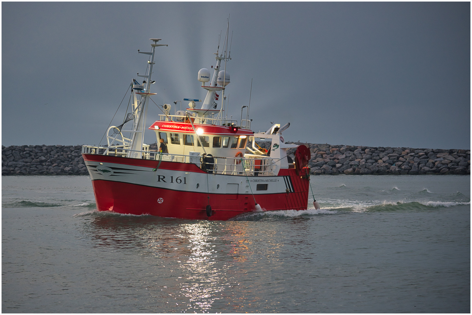 vom Fischfang zurück