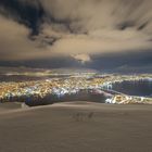 ... vom Fjellheisen runter nach Tromsö ...