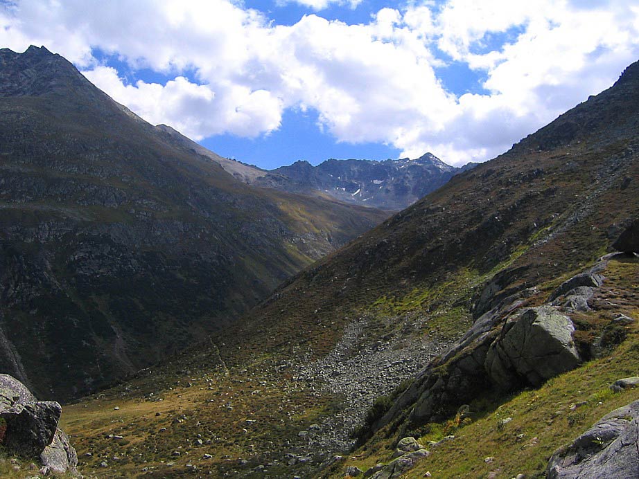 Vom Flüelapass aus gesehen