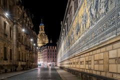 Vom Fürstenzug Richtung Frauenkirche