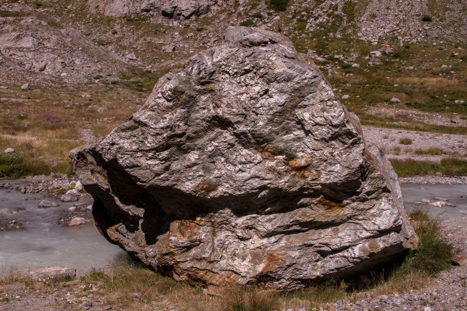 Vom Gletscher zurückgelassen