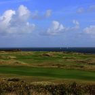 Vom Golfplatz auf das Wattenmeer