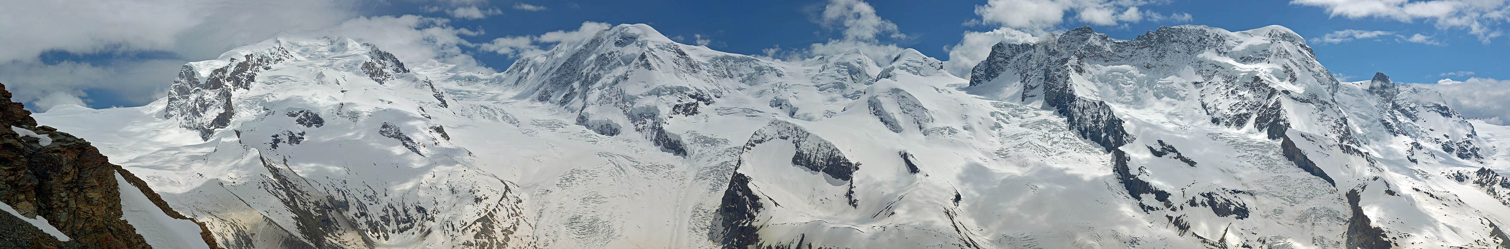 Vom Gornergletscher bis zum Kleinen Matterhorn