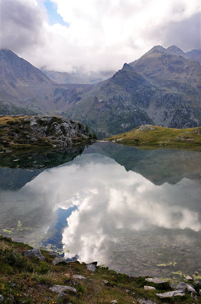 Vom großen Himmel im kleinen See