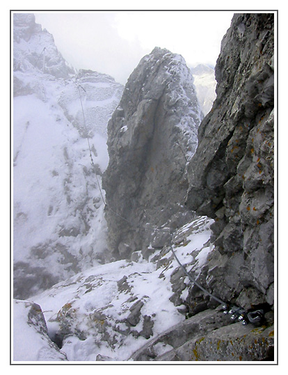 Vom Hocheck Richtung Mittelspitze