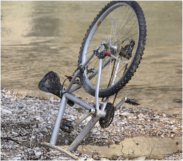 Vom Hochwasser erwischt