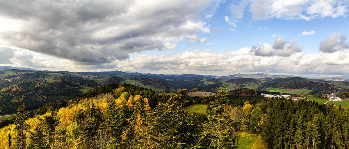 Vom Kadernberg in Richtung Westen ...