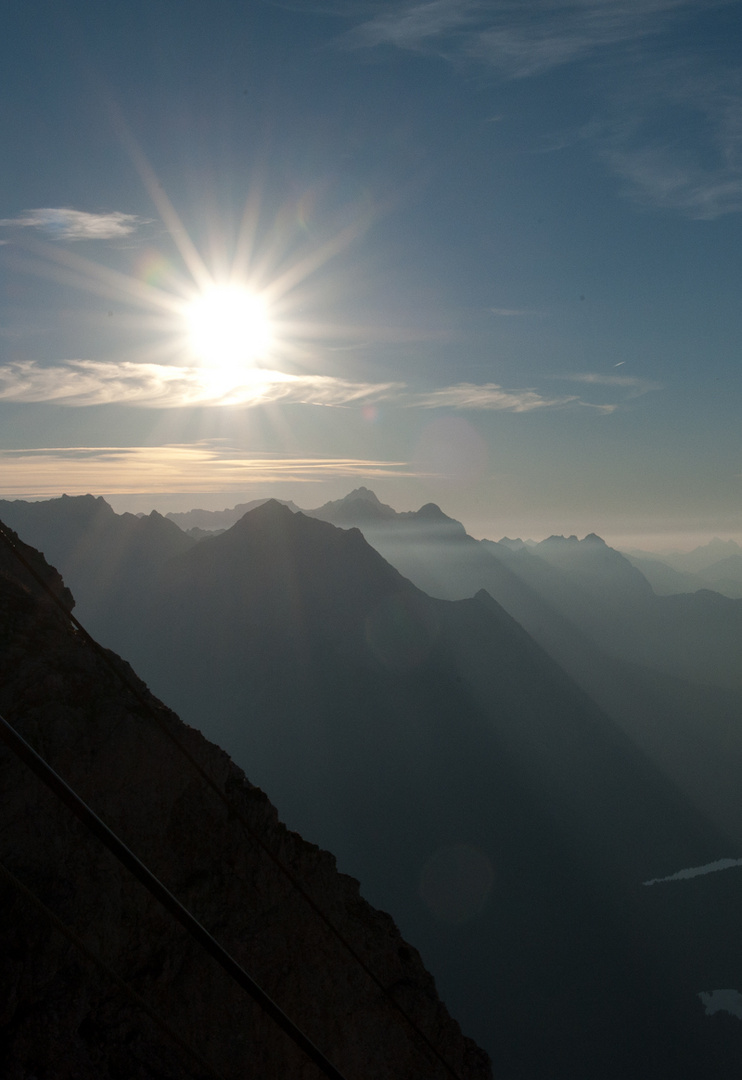 vom Karwendel aus