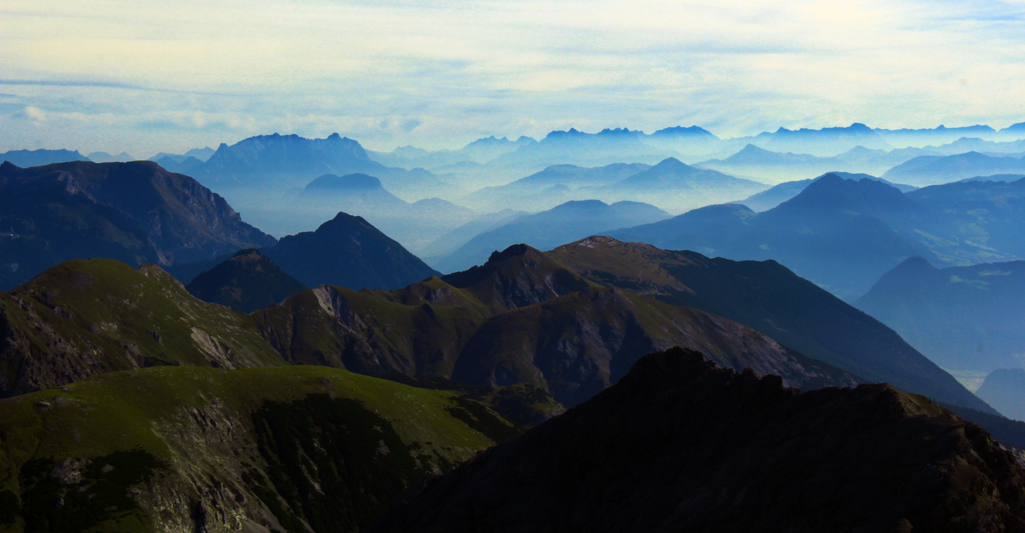 Vom Karwendel in die Alpen