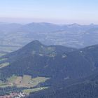 vom Kehlsteinhaus aufgenommen - Salzburg im Hintergrund