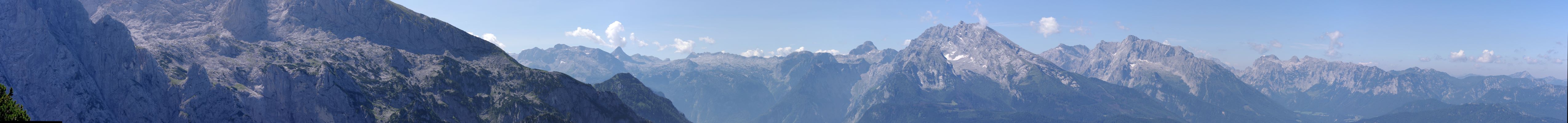 vom Kehlsteinhaus aufgenommmen