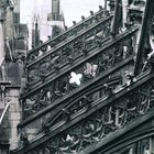 Vom Kölner Dom Richtung Hohenzollernbrücke (1986)