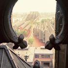 Vom Kölner Dom Richtung Ludwig Museum, Hohenzollernbrücke und Hyatt Regency Hotel