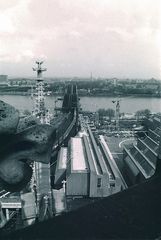 Vom Kölner Dom Richtung Ludwig Museum+Hohenzollernbrücke (1986)