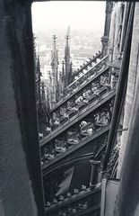 Vom Kölner Dom Richtung Rathaus (1986)