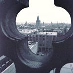 Vom Kölner Dom Richtung Rathaus fotografiert (1986)