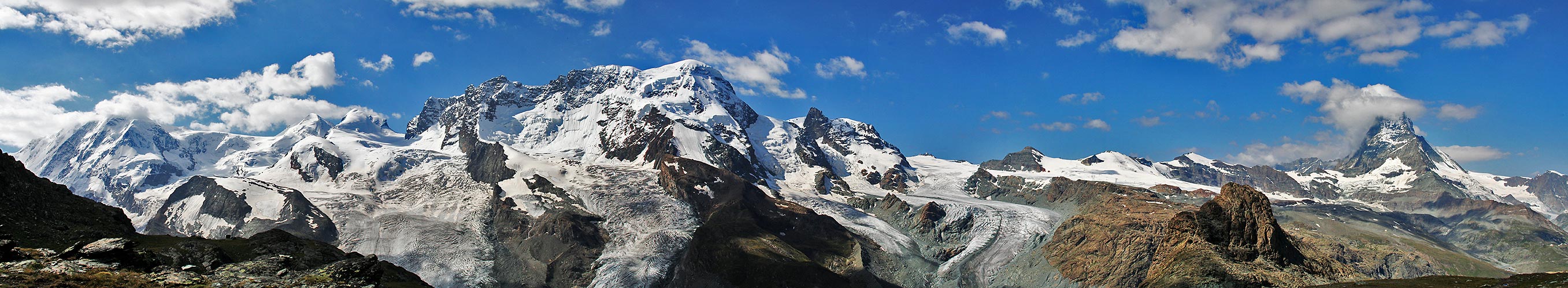 Vom Liskamm bis zum Matterhorn