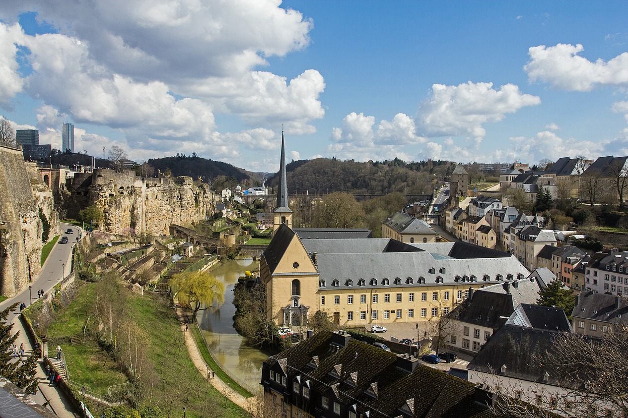 Vom Luxemburger "Balkon".......