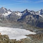 Vom Matterhorn zum Weißhorn aus 3888m aufgenommen vom KleinMatterhorn