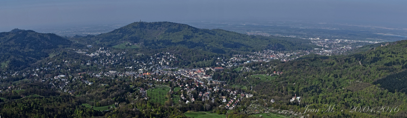 Vom Merkurturm auf Baden-Baden